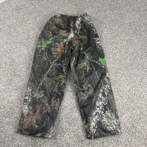 Stearns Camo Mossy Oak Rain Pants Adult Medium 100% PVC Water Proof NWT